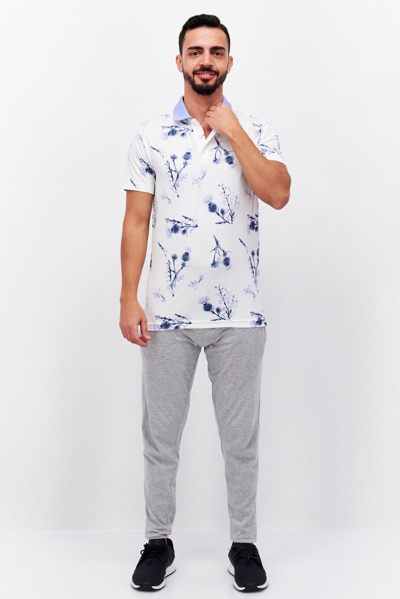 PUMA Men Sportswear Fit Short Sleeve Training Polo Shirt, White - Image 4