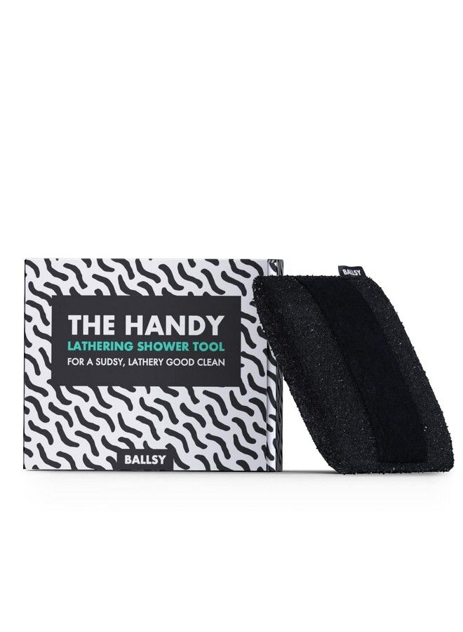 Ballsy Handy Shower Tool Sponge For Generating Extra Suds With Gently Exfoliating Design - Image 2