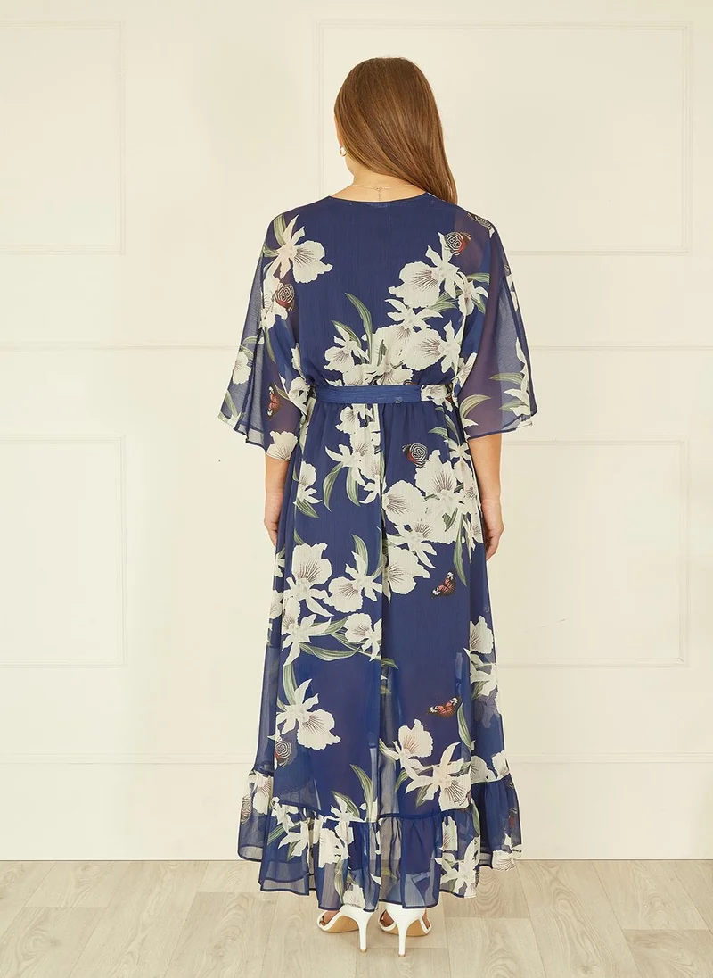 Yumi Floral Chiffon Dress