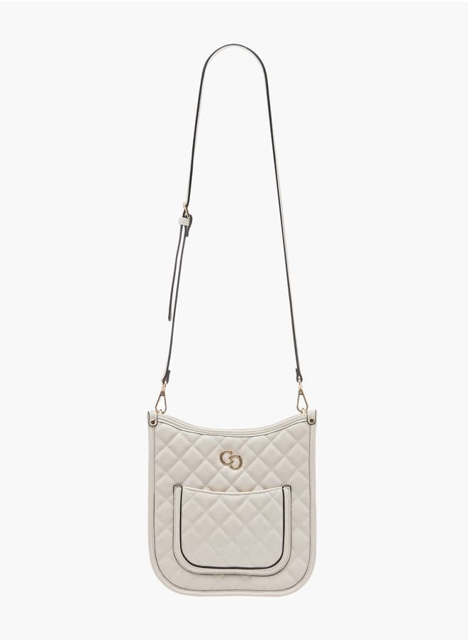 Celeste - Women Quilted Shoulder Bag with Zip Closure and Chain Braided Strap - Image 1