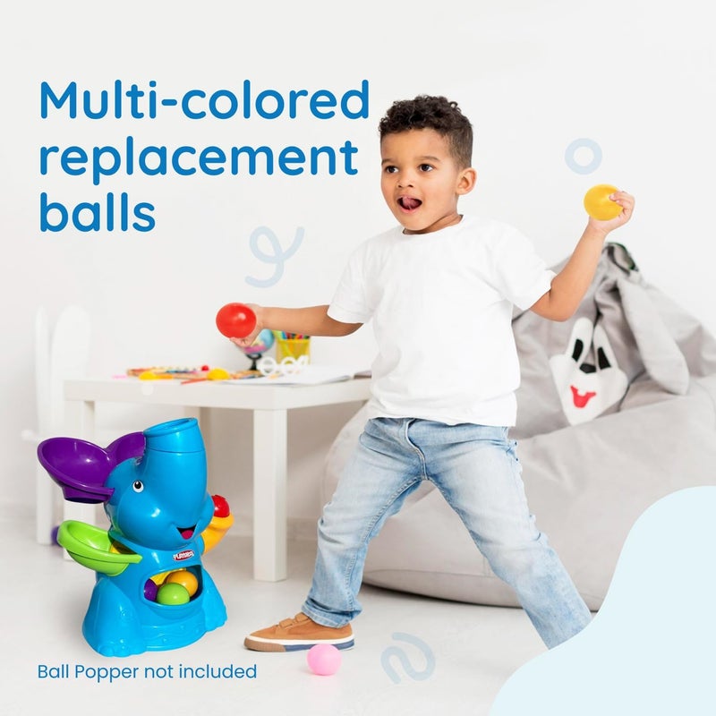 Botabee Set of 5 Multi-Colored Replacement Balls for Ball Popper Toys in Assorted Colors - Vibrant and Durable Plastic - Image 3