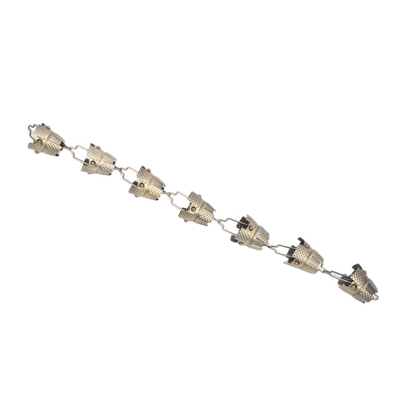 Bronze Tripod Rain Chain 3.3FT 7 Cups Electroplated Antique Bronze Decorative Hanging Gutter Chain for Outside - Image 5