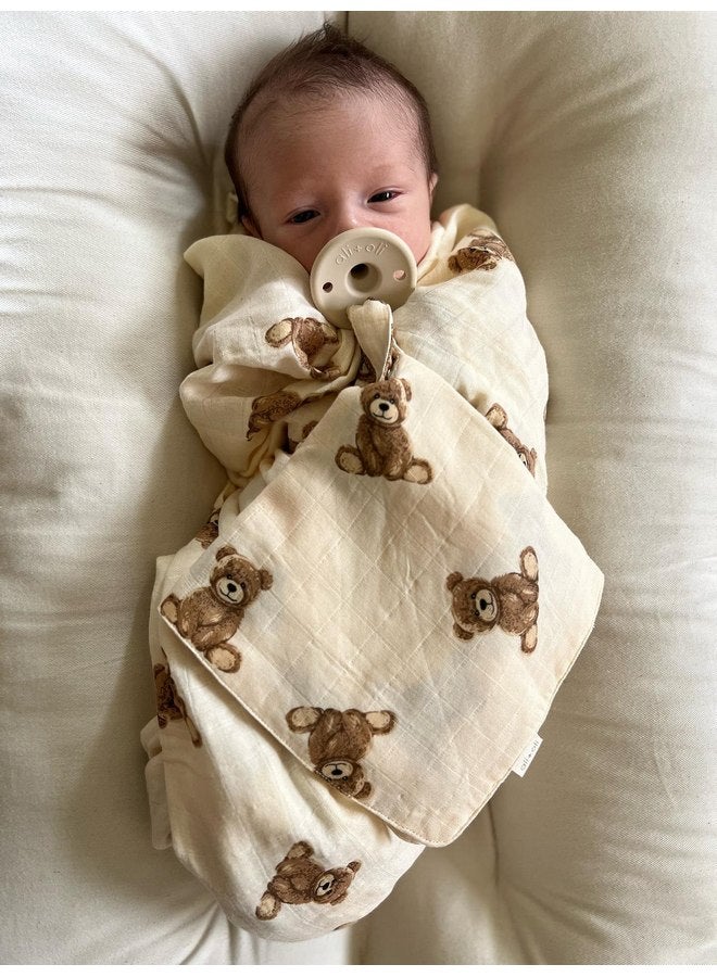 Ali+Oli Pacifier for Baby (2-pk) Set Original Round (Oat-Coco) Concaved Shield Newborn Pacifiers, BPA-Free Silicone Baby Pacifier Set, Baby Binkies, Chupones para Bebes - Image 2