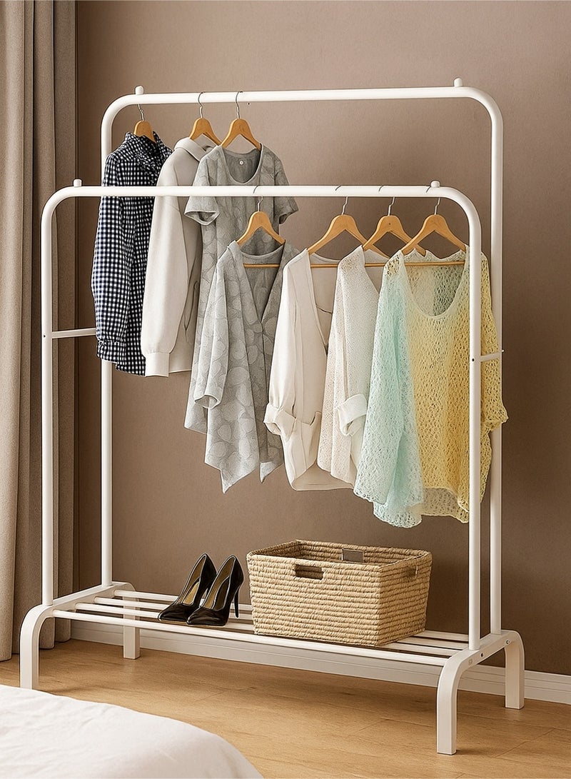 إيه جي دي علاقة ملابس معدن منظم وحامل ملابس أسود 110*54*150(132)سم - Image 1