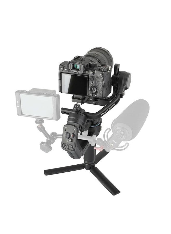FeiyuTech Official SCORP-C Camera Stabilizer,3-Axis Handheld Gimbal for DSLR and Mirrorless Camera,5.5lbs Payload, for Sony/Panasonic/Lumix/Nikon/Fujifilm,Grip,Lightweight,Button Control  - Image 2