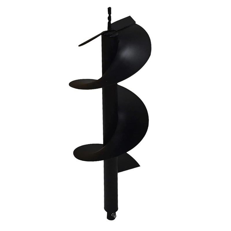 findmall رؤوس حفر الأرض 4" 6" 8" 10" 12" تناسب عمود الحفر بقطر 3/4" لحفر ثقوب السياج (10 بوصة) - Image 1