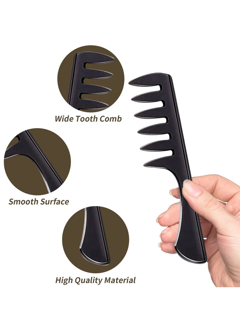 SUNSAR 5 Pcs Wide Tooth Styling Comb Set for Men and Women Professional Shaping and Wet Curl Comb for Hairstyle - Image 2