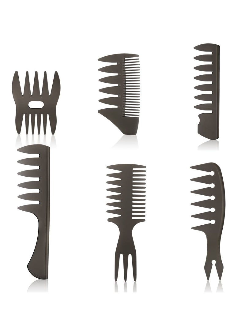 SUNSAR 5 Pcs Wide Tooth Styling Comb Set for Men and Women Professional Shaping and Wet Curl Comb for Hairstyle - Image 1