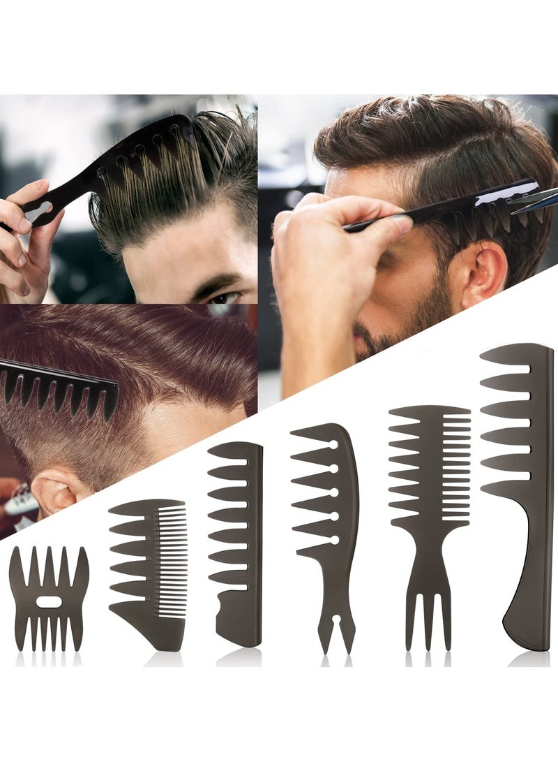 SUNSAR 5 Pcs Wide Tooth Styling Comb Set for Men and Women Professional Shaping and Wet Curl Comb for Hairstyle - Image 4