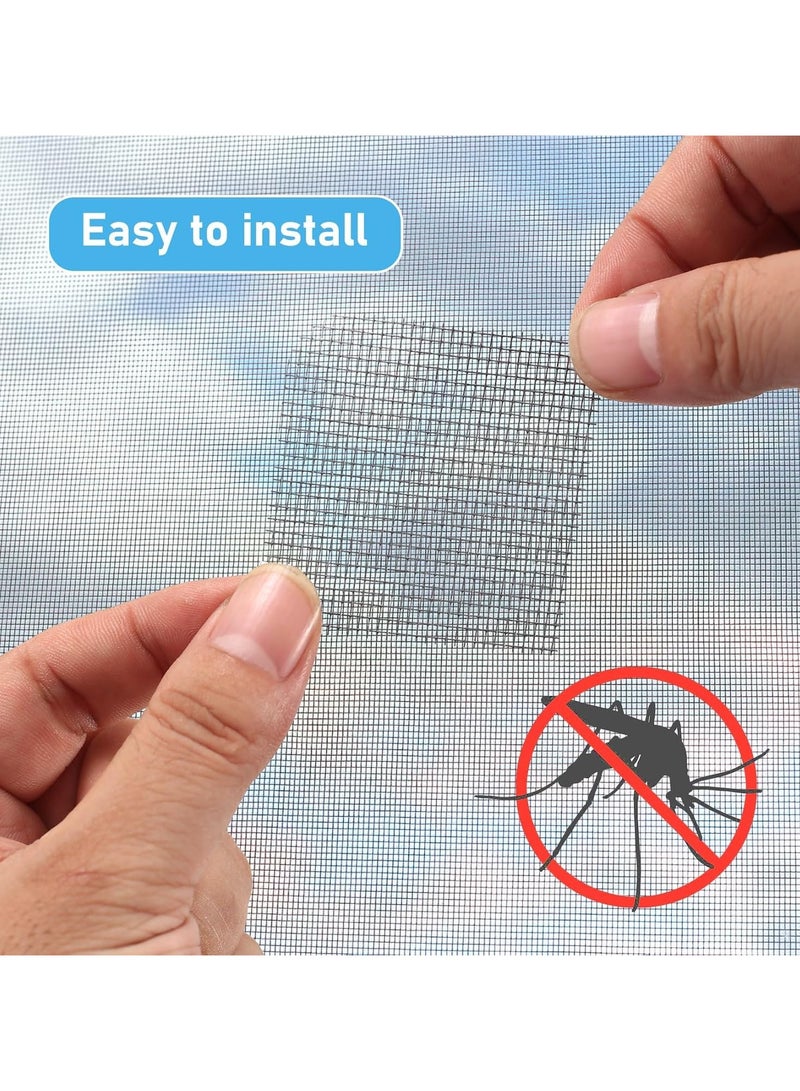 معالج انقطاع سلك الشبابيك هو الحل المثالي للتخلص من الفتحات غير المرغوب فيها في سلك الشباك، دون الحاجة لتغيير السلك بالكامل للحمايه من دخول الحشرات والفئران - Image 5