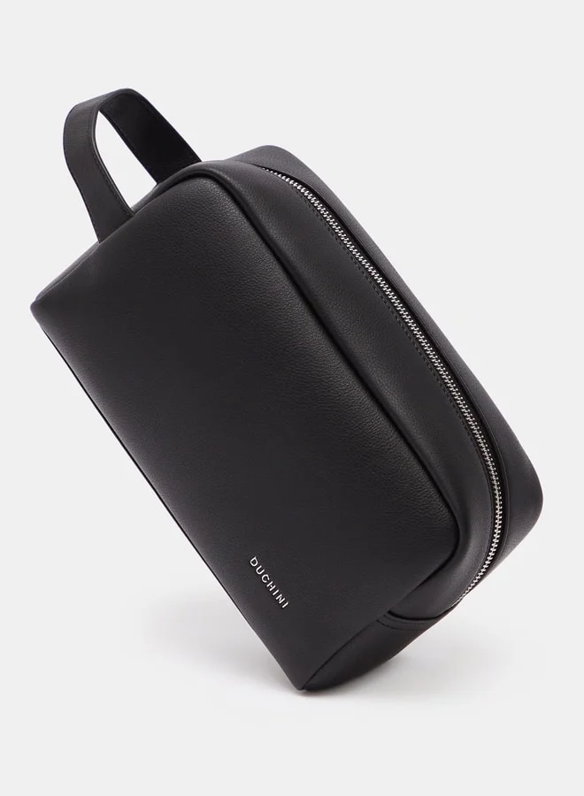 DUCHINI Men Solid Pouch With Zip Closure And Wrist Loop