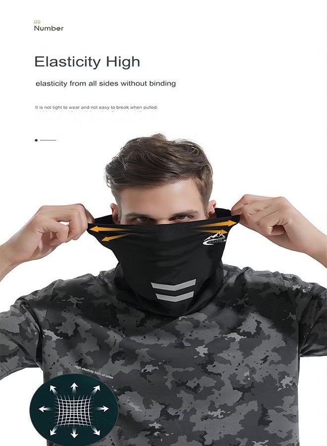 REXCHI Summer Outdoor Anti-UV Dust-Proof Neck Scarf Mask Scarf Protective Neck Cover Mask, Men's And Women's Cool Sports Cover, Cycling Mask Outdoor Sun Protection And Anti-UV Mask  - Image 3