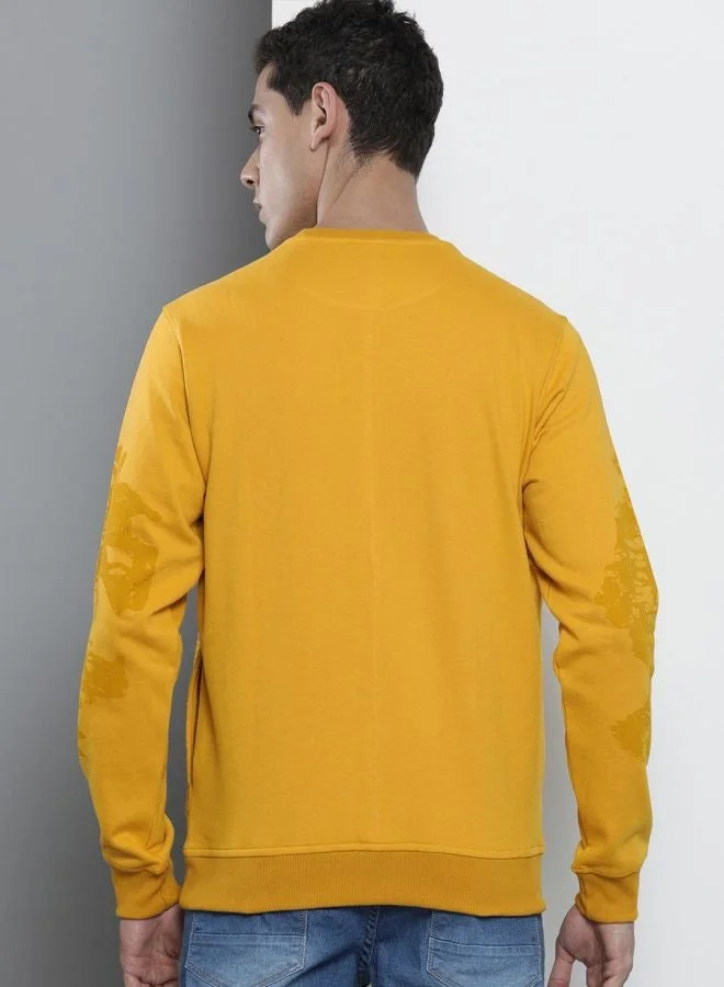 The Indian Garage Co  The Indian Garage Co Men Regular Fit Tropical Crew Neck Full Sleeves Sweatshirt  | Best Price UAE