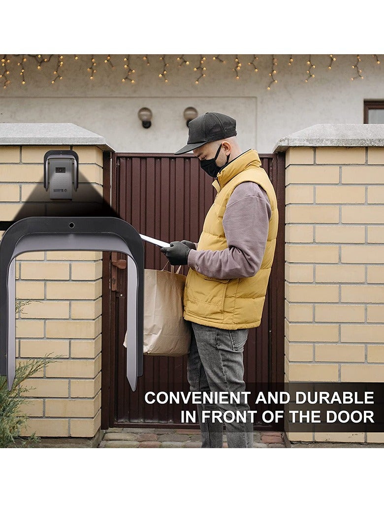 All-metal rain cover access control, durable waterproof cover for doorbell camera/camera/doorbell/door lock, long-term use - Image 3