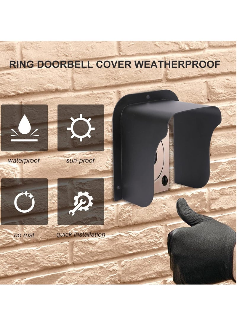 All-metal rain cover access control, durable waterproof cover for doorbell camera/camera/doorbell/door lock, long-term use - Image 4