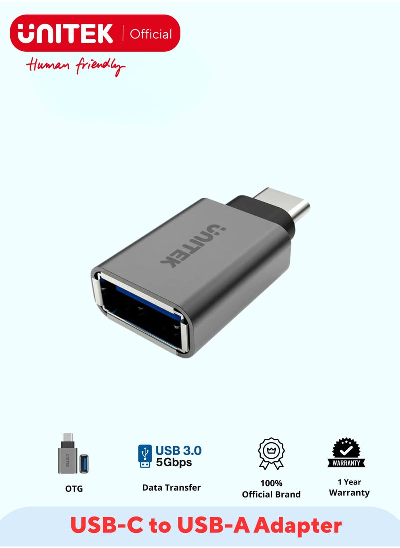 UNITEK USB-C to USB-A Adapter  - Image 1