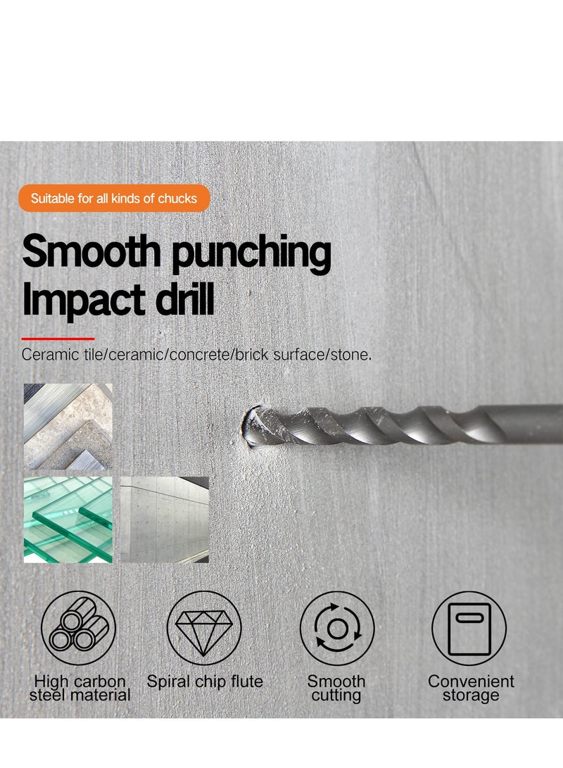 KSEIBI 8.0x120MM Concrete Drill Bit – Carbon Steel with TCT Head, Sand-Blasted Finish, Durable & Precision Drilling  - Image 4