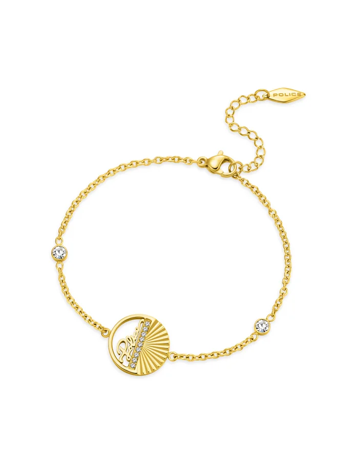 Police Seashell Bracelet for Women Gold Plating with crystalsPEJLB0002802