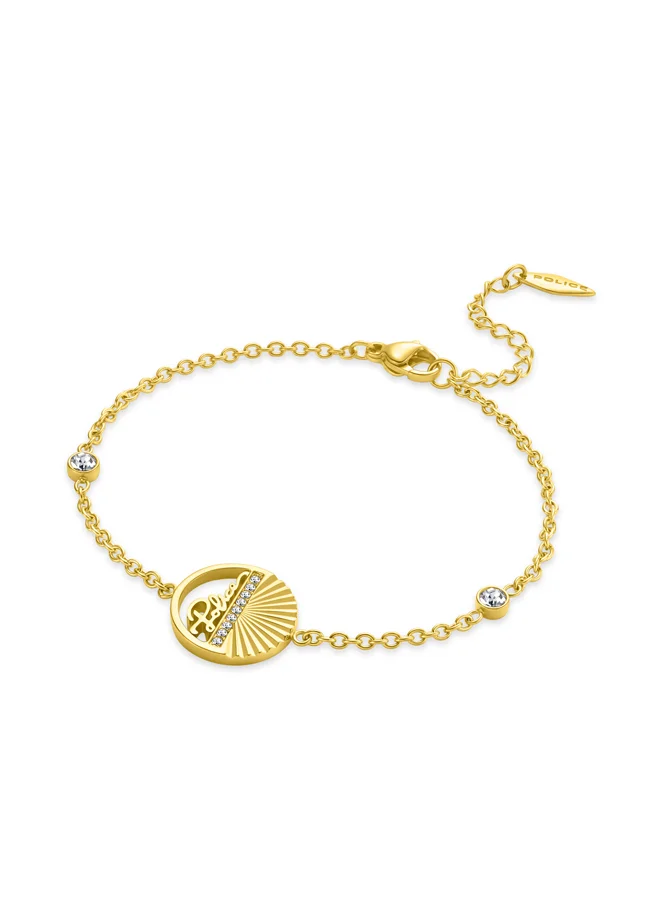 Police Seashell Bracelet for Women Gold Plating with crystalsPEJLB0002802
