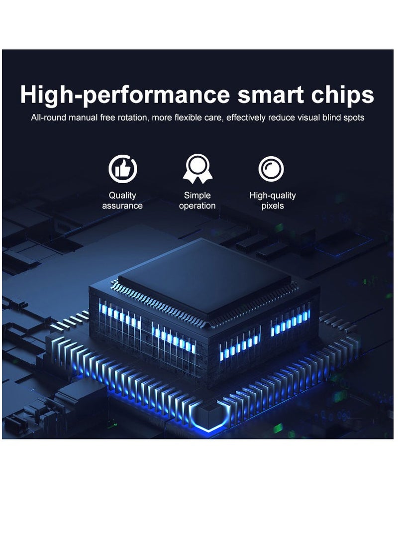 ارواق كاميرا ميني USB A3 للمنزل مع تخزين سحابي WiFi ومنظار موبايل لمراقبة الأطفال والحيوانات الأليفة وكاميرا IPTV للمنزل الذكي - Image 3
