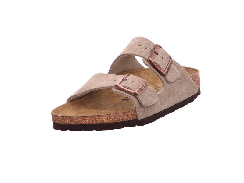 Birkenstock Unisex Arizona Sandal,Taupe Suede,40 M EU - Image 1