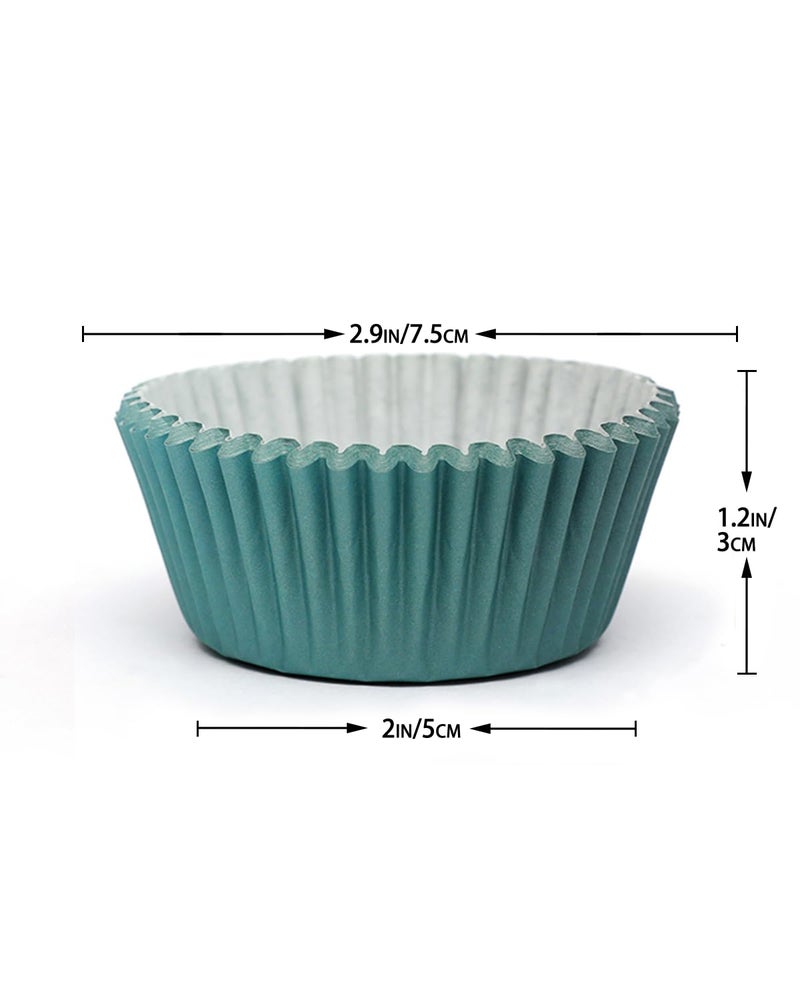 qiqee 300-Count Cupcake Liners Standard Cupcake Cups 6 Design Cupcake Papers Baking Cups Cupcake Wrappers (Standard Size) - Image 4