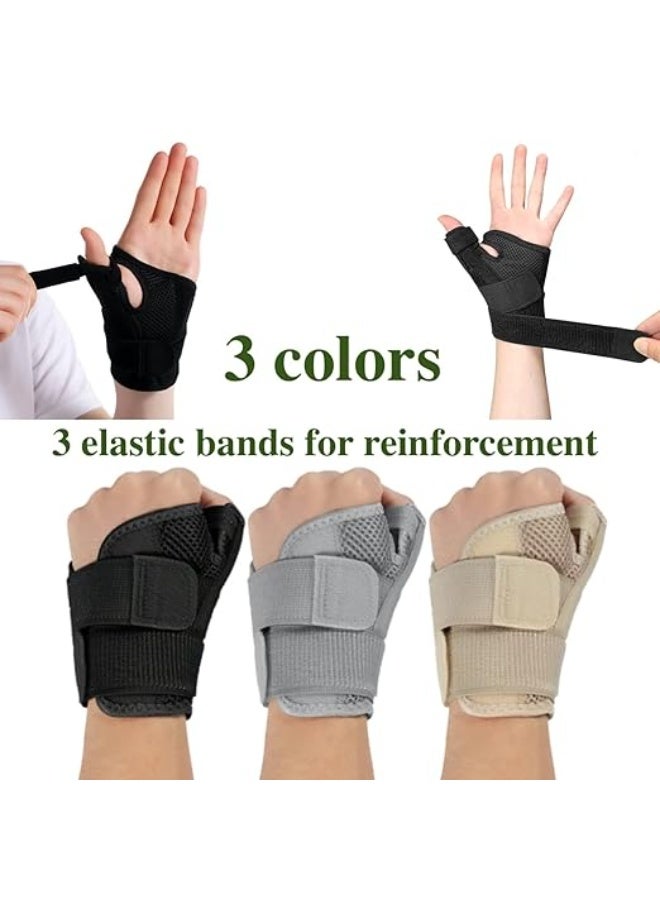 New Upgraded Thumb & Wrist Brace for Left or Right Hand, Spica Splint Brace for Carpal Tunnel, Tendonitis, & Arthritis in Hands or Fingers，Universal Size Thumb Support for Arthritis - Image 2