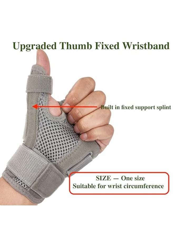 New Upgraded Thumb & Wrist Brace for Left or Right Hand, Spica Splint Brace for Carpal Tunnel, Tendonitis, & Arthritis in Hands or Fingers，Universal Size Thumb Support for Arthritis - Image 5