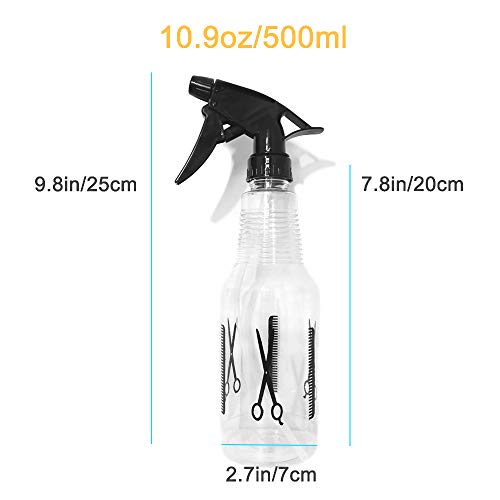 Avenoir Mister Spray Bottle, 16.9oz/500ml Adjustable Spray Storage Container for Hair, Plant and Home Cleaning - Image 5
