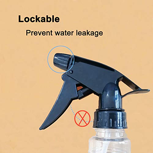 Avenoir Mister Spray Bottle, 16.9oz/500ml Adjustable Spray Storage Container for Hair, Plant and Home Cleaning - Image 4