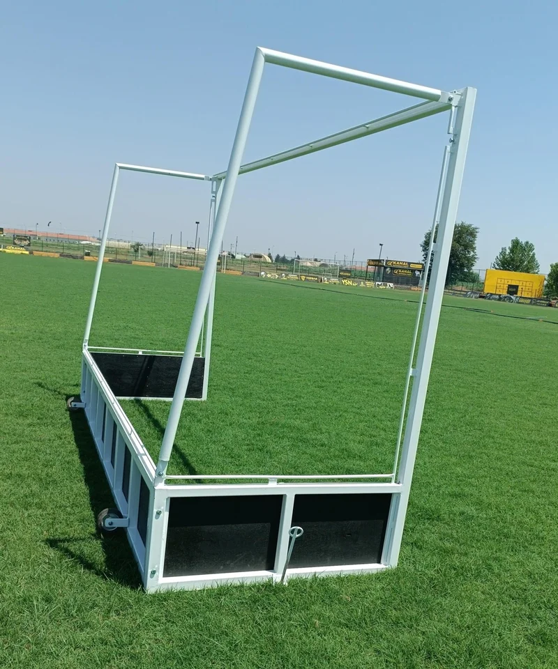 adelinspor Metal Field Hockey Goal Post 2.14*3.66*1.2 M