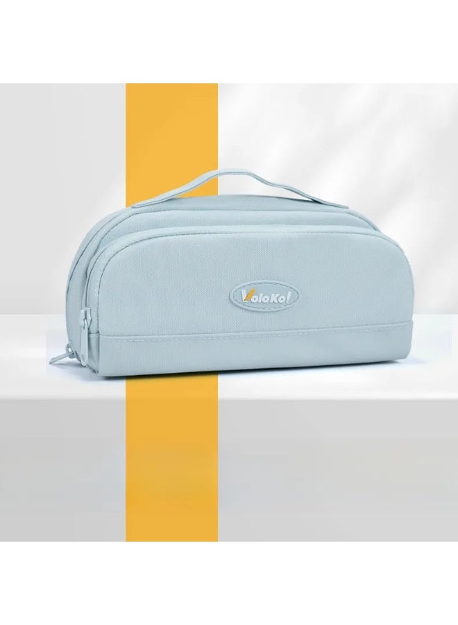 Kids Pencil Case Magnetic Hand-Carry Large Capacity Wear-Resistant School Supplies - Image 1