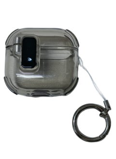 Clear Case for Airpods 4 Case Clear 2024,Full Protective Case for Airpods 4rd Generation Case Cover,Soft Transparent Shockproof TPU Case for Airpods 4 Charging Case with Keychain-Clear