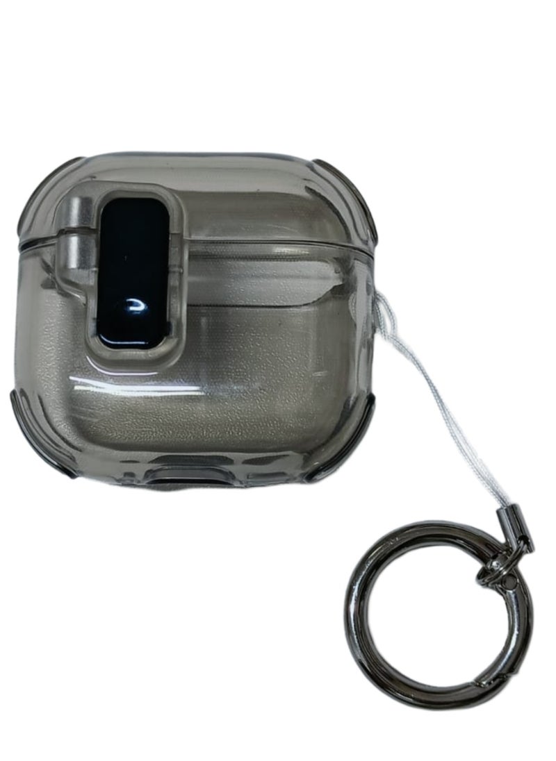 Generic - Clear Case for Airpods 4 Case Clear 2024,Full Protective Case for Airpods 4rd Generation Case Cover,Soft Transparent Shockproof TPU Case for Airpods 4 Charging Case with Keychain-Clear - Image 1