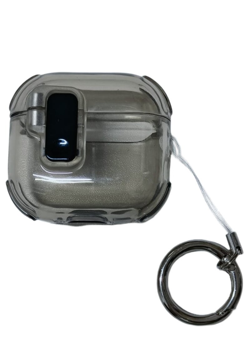 Generic - Clear Case for Airpods 4 Case Clear 2024,Full Protective Case for Airpods 4rd Generation Case Cover,Soft Transparent Shockproof TPU Case for Airpods 4 Charging Case with Keychain-Clear - Image 1