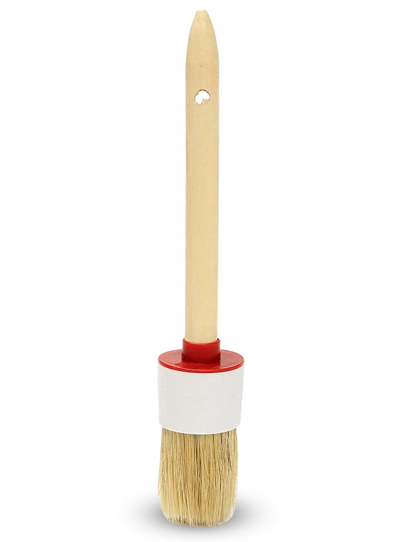 فرشاة تنظيف السيارة - فرش بشعيرات طبيعية لتنظيف السيارة من الداخل والخارج - شعيرات ناعمة خالية من الخدوش لفتحات التهوية، والحافات، والشبكات، والزخارف - Image 1