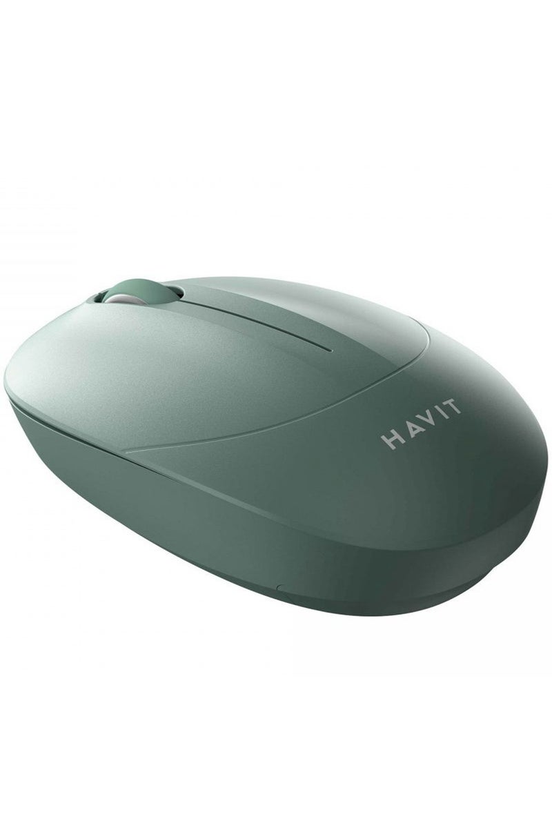 havit 2.4GHz Wireless Mouse 1600 DPI - Comfortable and Silent Optical Mouse with USB Receiver, Plug and Play, Long Battery Life, 47g Lightweight Design, Energy Saving, Precise and Smooth Control, Durable up to 3 Million Clicks, Compatible with Laptop, PC, Windows, Mac, Chromebook, Linux (Green) - Image 3