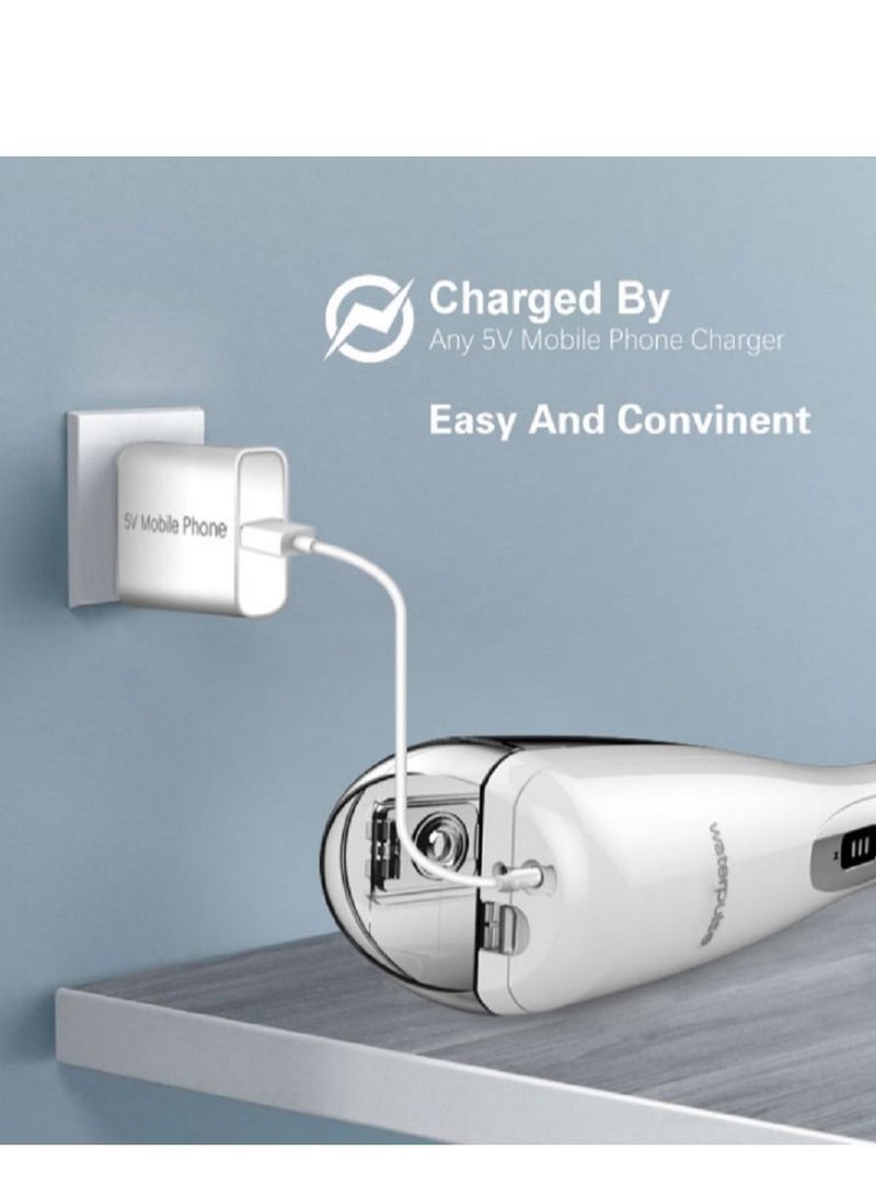 waterpluse Waterpulse V400plus Adult Electric Oral Irrigator 3 Modes Portable USB Rechargeable Electric Jet Teeth Cleaning Machine - Image 5