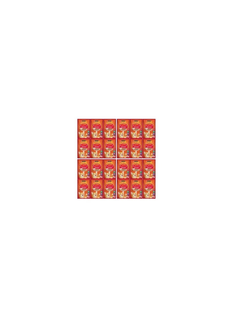 Friskies Friskies Wet Cat Food Pouch Duck 85g Pack of 120 