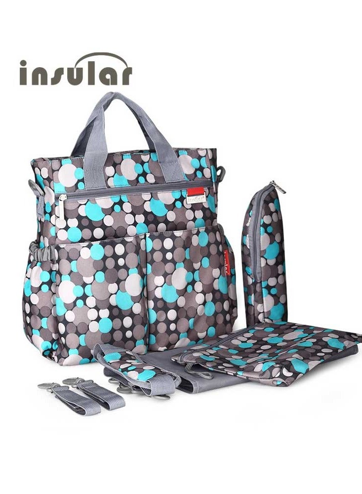 insular Large Capacity Convertible Water Proof Shoulder Durable Baby Diaper Bag