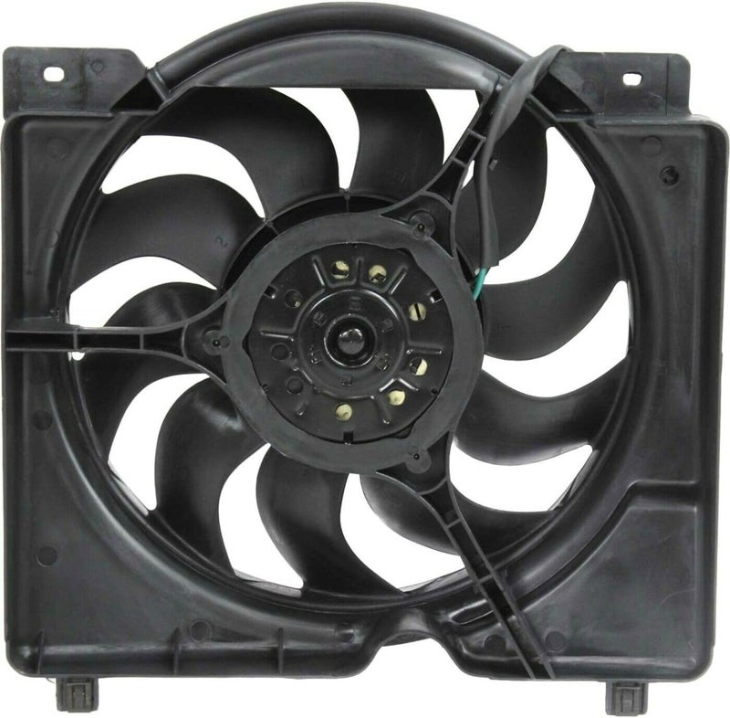 Asiph Radiator Cooling Fan Blade 6Cyl Assembly for Jeep for Cherokee 2.5L 1997-2000 & 4.0L 1997-2001 CH3115106 52028337AC XYF0340 - Image 1