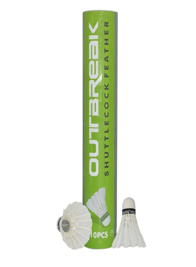 TRIUMPH Badminton Racket, Badminton Shuttle Cock, Badminton Racquet Triumph Passion 1 Pc with 10 Pc Triumph Outbreak Feather Shuttlecock & Full Racket Cover - Image 4