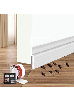 Arabest Door Draft Stopper, Door Bottom Seal for Exterior & Interior Doors Blocker for Insects Dust Noise and Weather Stripping 2”w X 39”l-White.  - Image 1