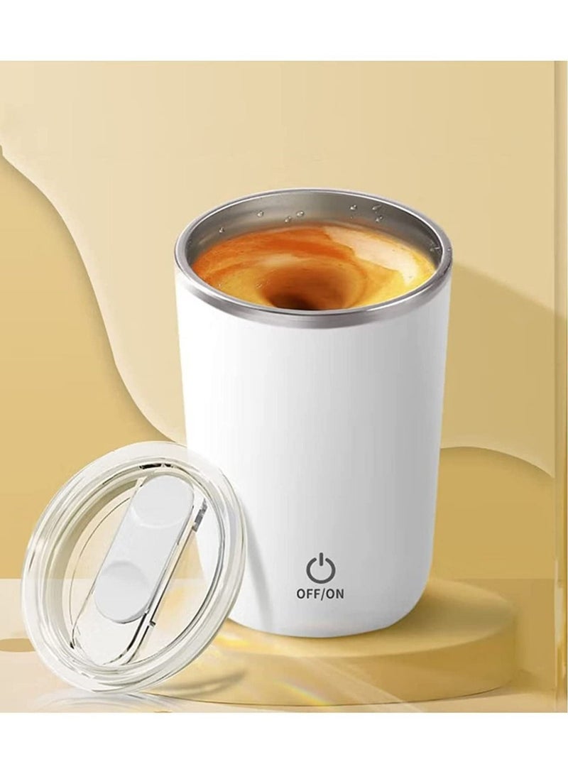 Y&D Self Stirring Mug Electric Mixing Cup Magnetic Rechargeable Auto Coffee Rotating Home Office Travel - Image 1