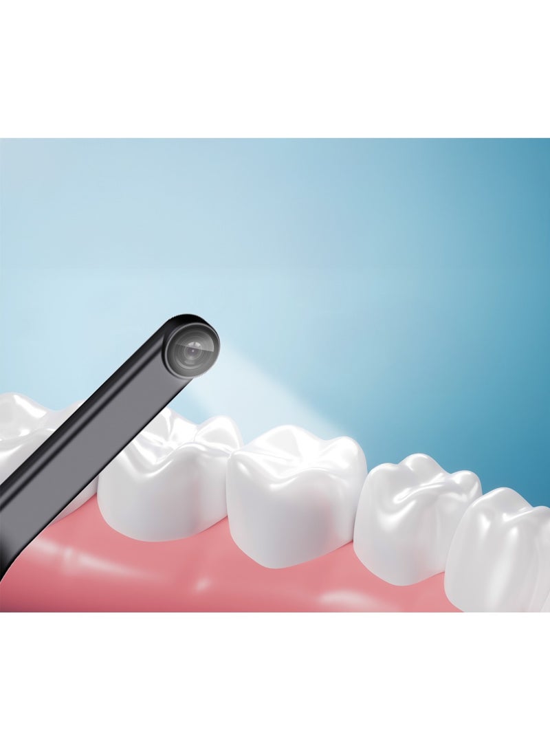 porodo Smart Sonic Visual Electric Toothbrush with 5 Cleaning Modes / IPX7 / Battery Capacity 1500mAh / Charging Interface Type-C / Rechargeable Toothbrush -Black - Image 4