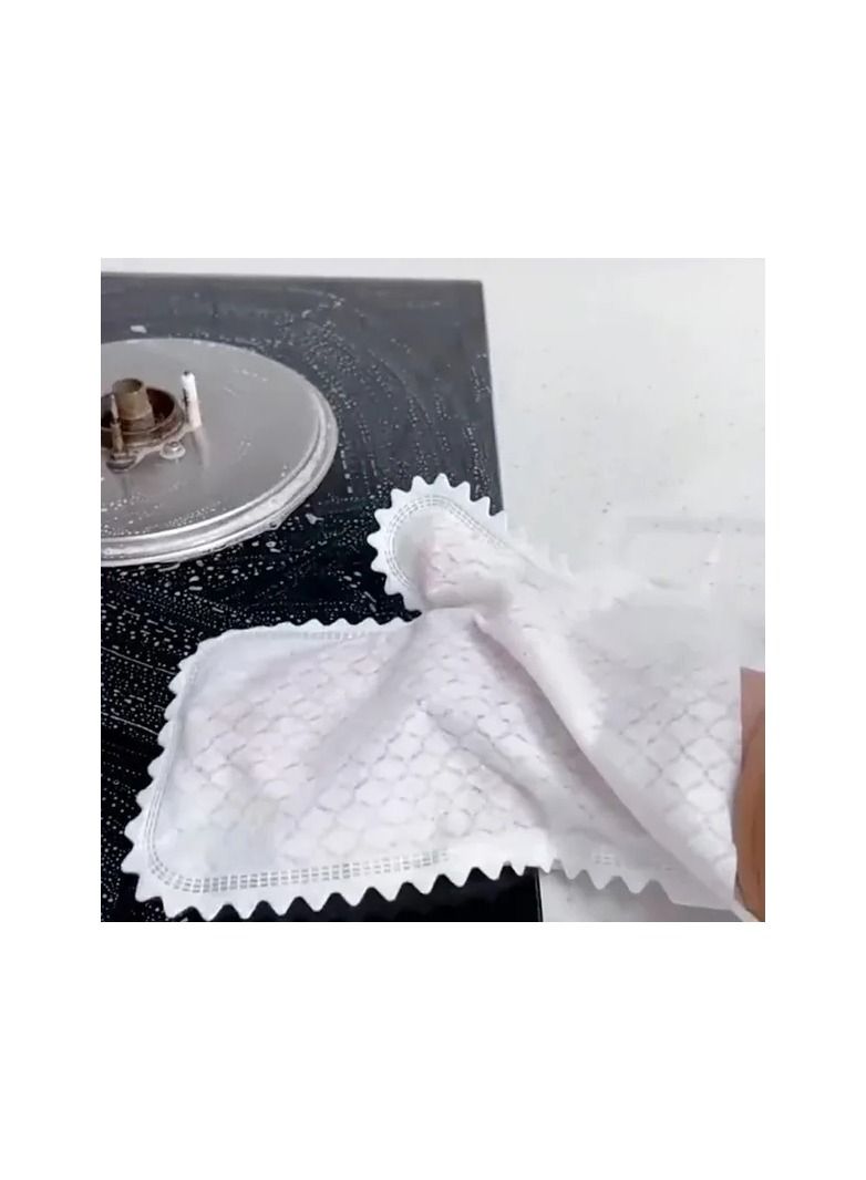 10-Pieces For Lazy People Cleaning Duster Gloves,Super Microfiber Car Window Washing Gloves,Reusable Fish Scale Cleaning Duster Gloves - Image 5