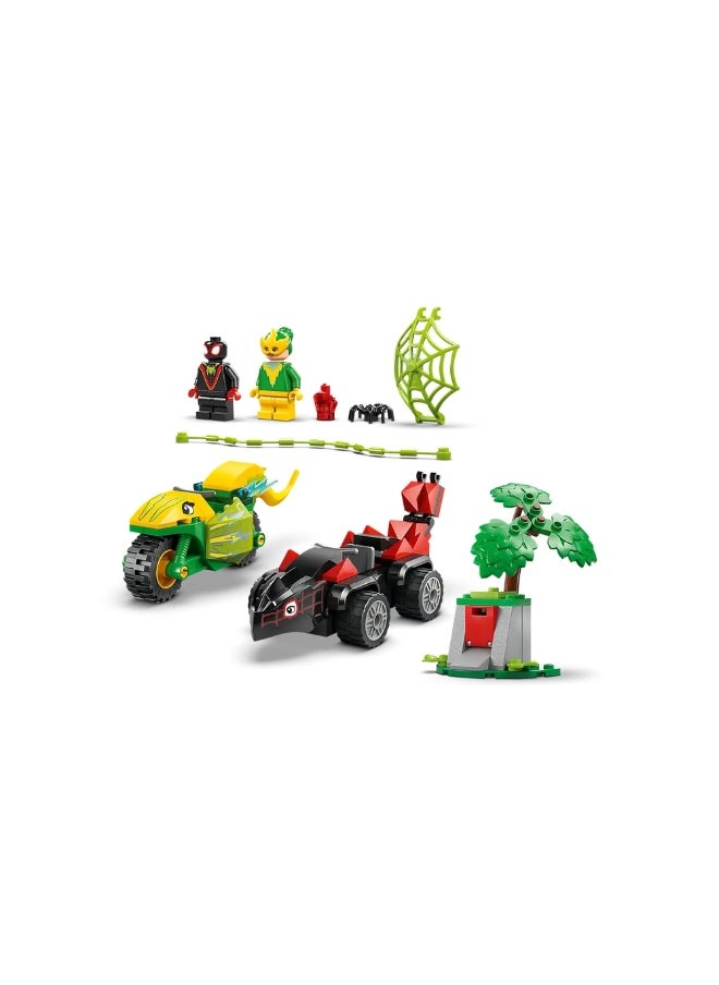 LEGO LEGO - Marvel Spin and Electro Dinosaur Vehicle Chase 124 Pieces - 11198  - Image 3