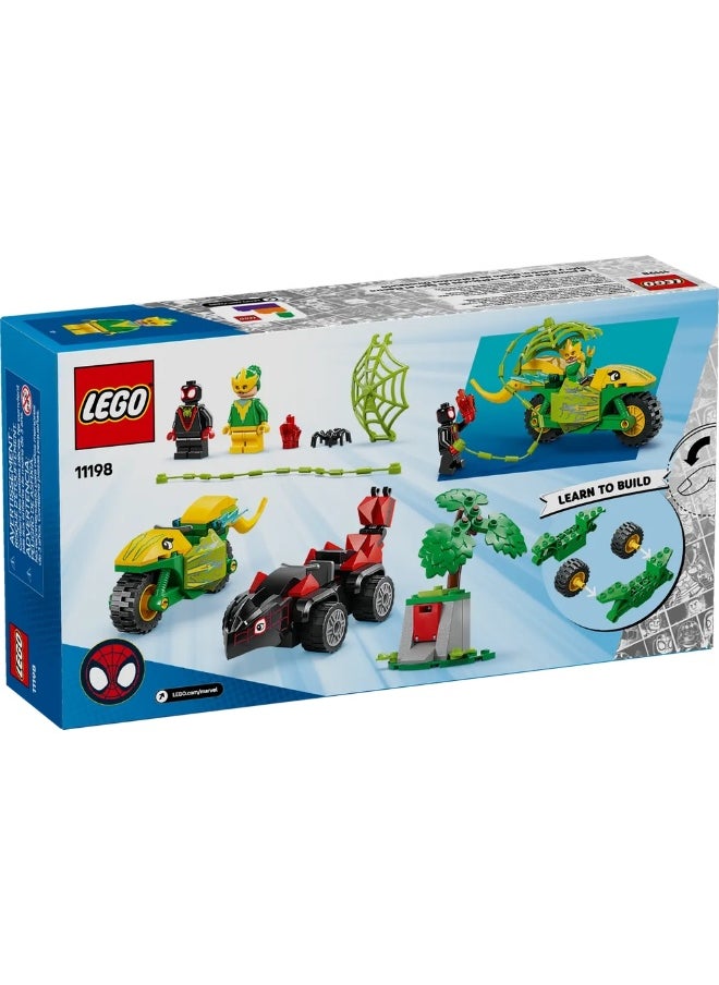 LEGO LEGO - Marvel Spin and Electro Dinosaur Vehicle Chase 124 Pieces - 11198  - Image 5