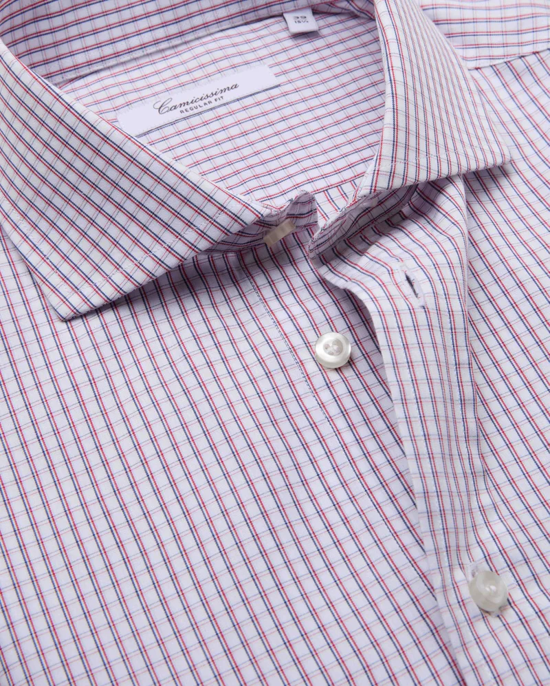 كاميتشسما Checkered Poplin Shirt