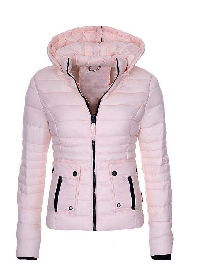 Loquat Short Trim Hooded Down Padded Jacket 
